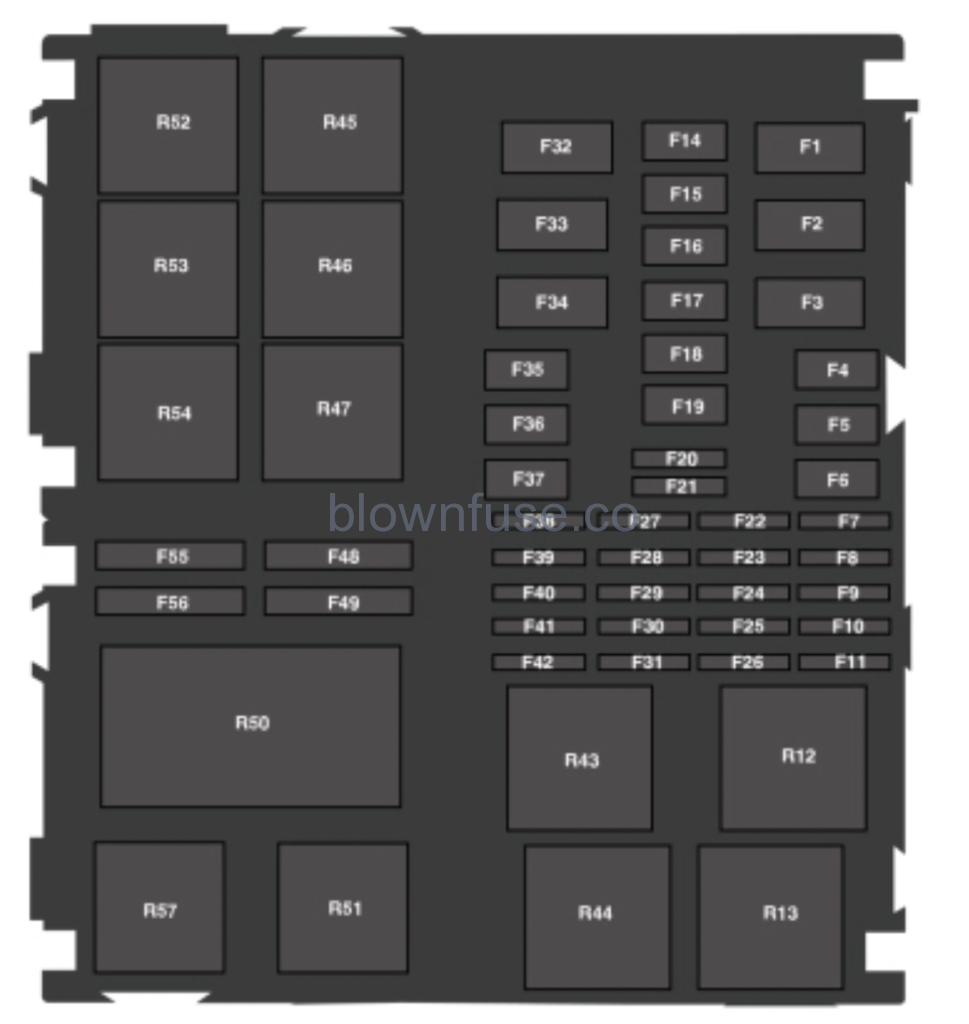 2017 ford fiesta engine fuse diagram