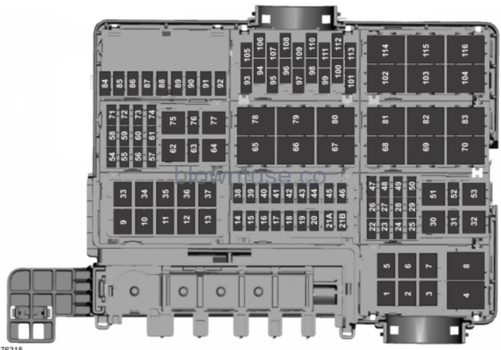 2016 Ford F-150 engine Fuse Box Diagram
