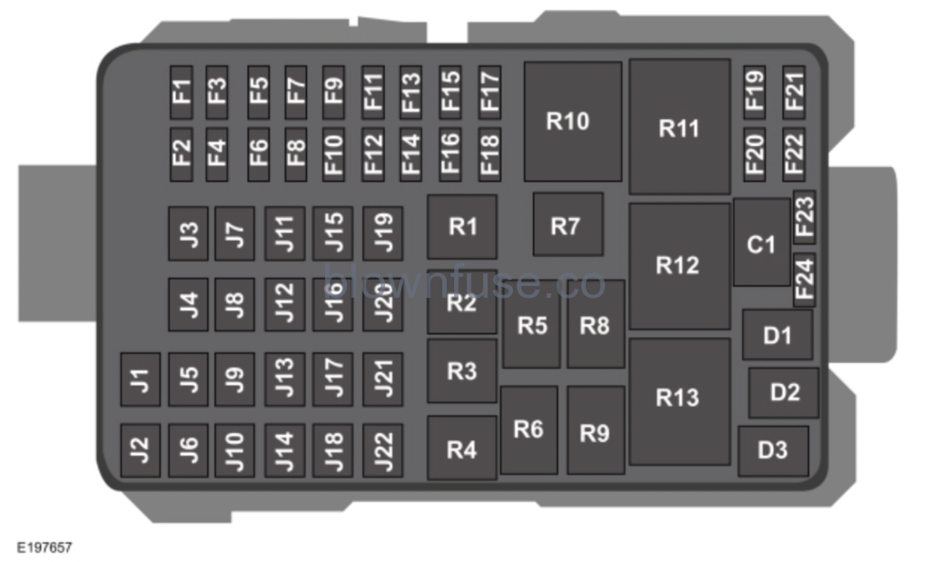 2016 Ford F-53 Motorhome Fuse Diagram