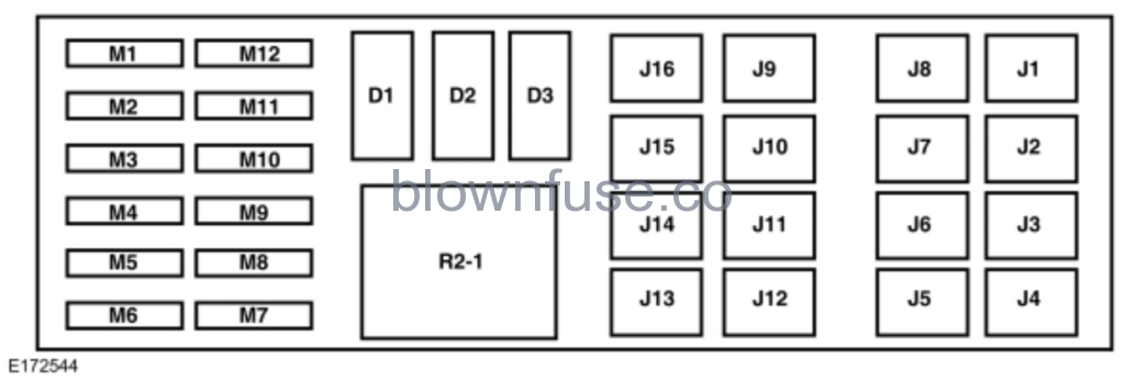 2016 Ford F-53 Motorhome Fuse Diagram