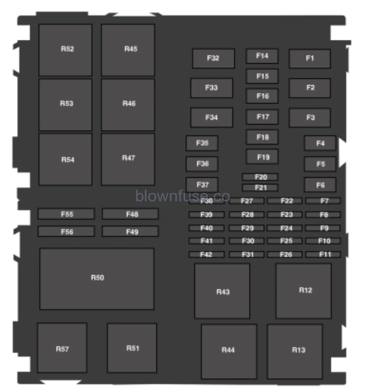 2016 Ford Fiesta Fuse Box Diagram Blown Fuse