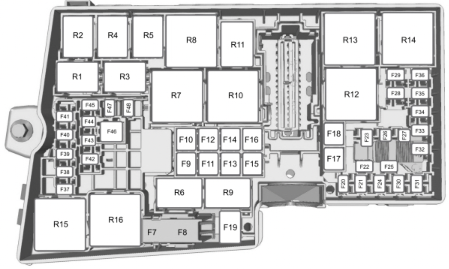 2016 Ford Focus Fuse Box Diagram Blown Fuse