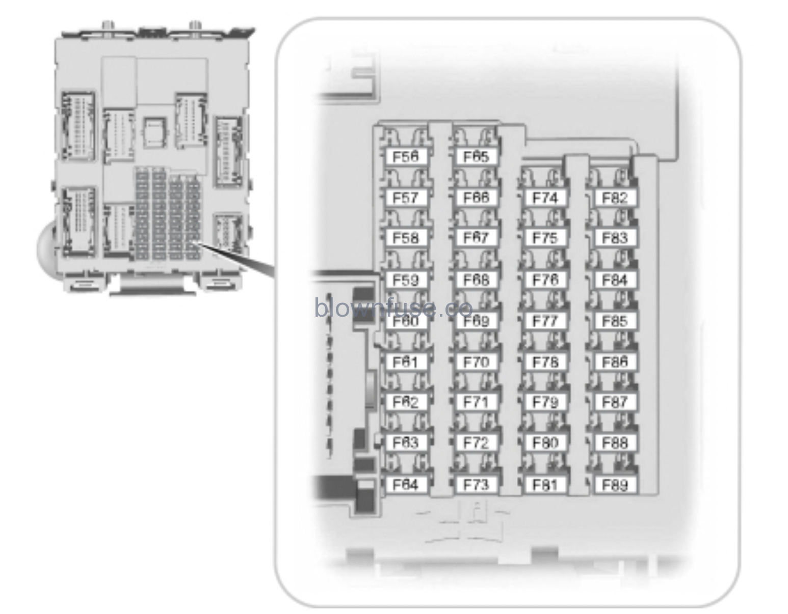 2016 Ford Focus Fuse Box Diagram Blown Fuse