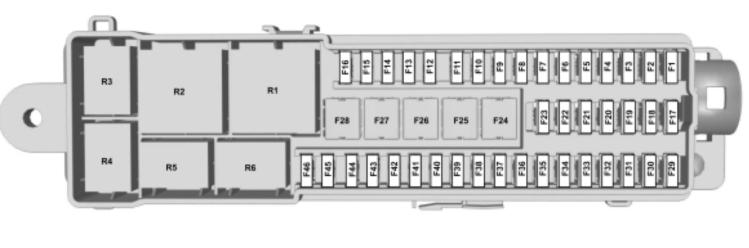 2016 Ford Focus Fuse Box Diagram Blown Fuse