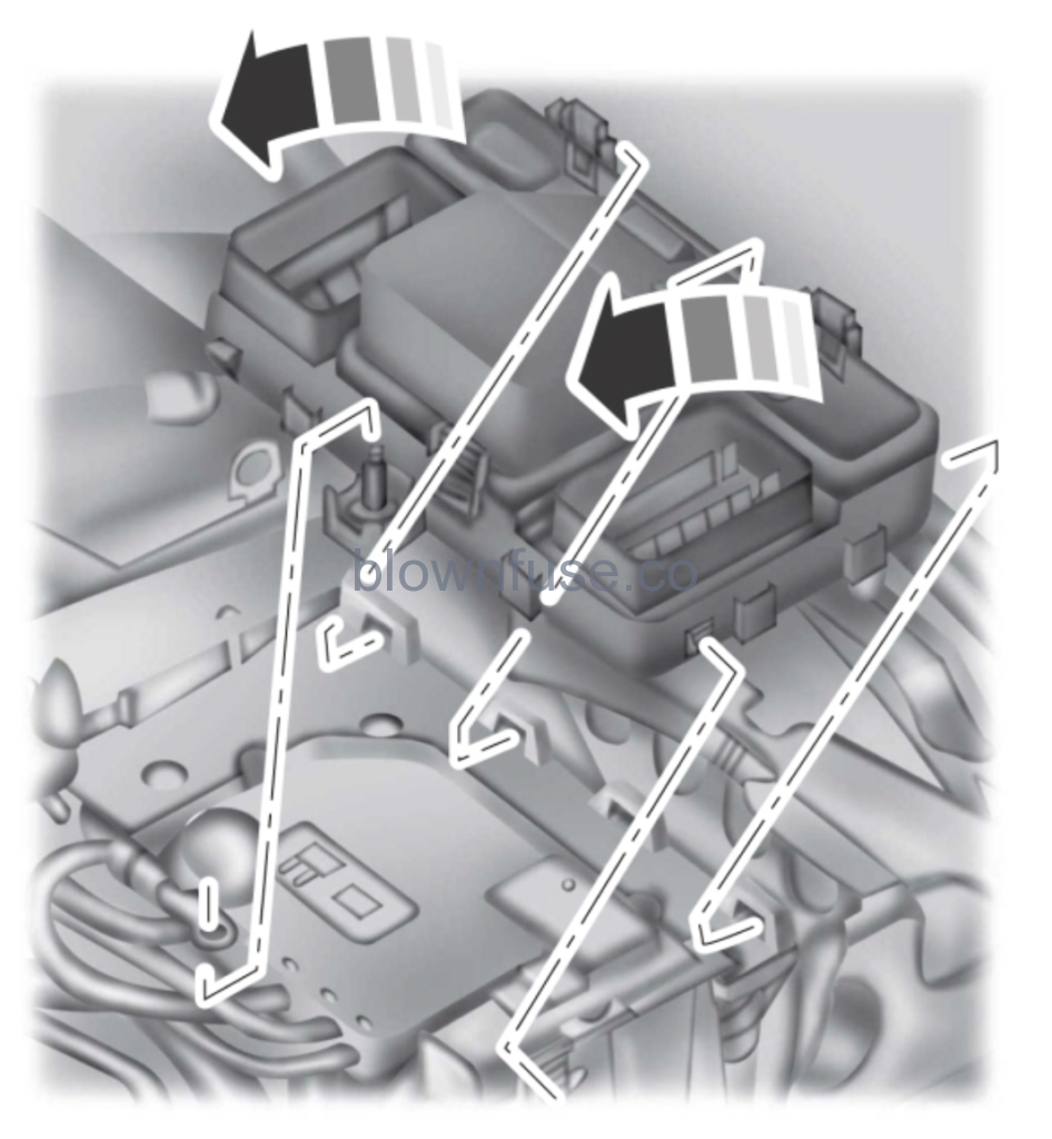 2016 Ford Fusion Energi and Hybrid Engine Fuse Box Diagram