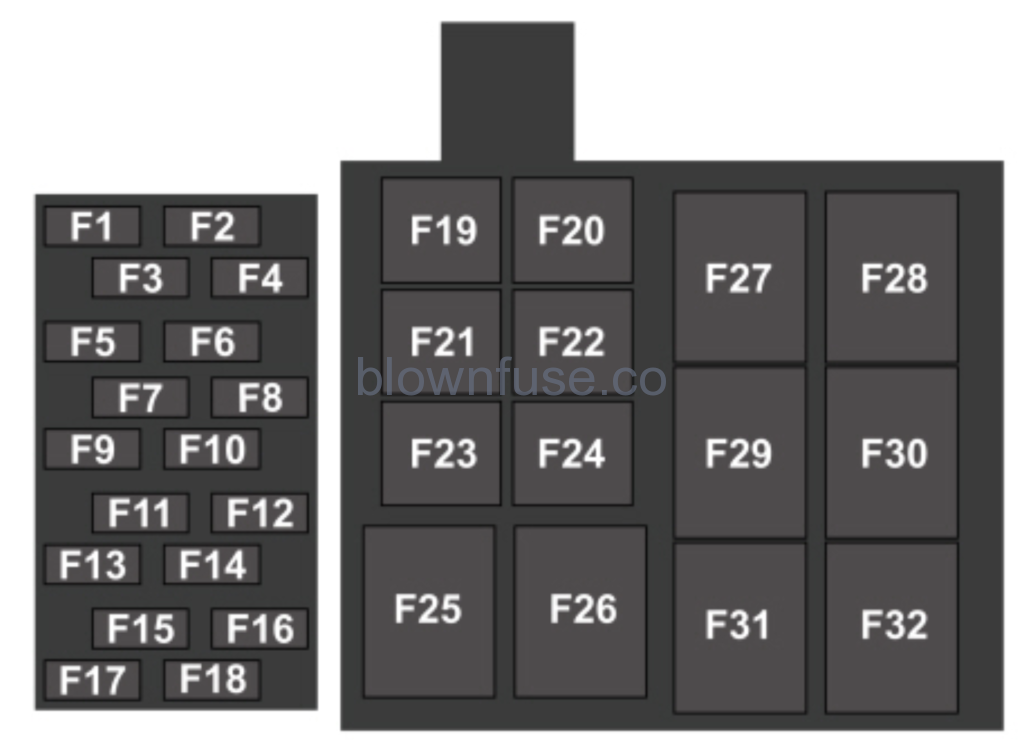 2016 Ford Mustang engine Fuse Box Diagram