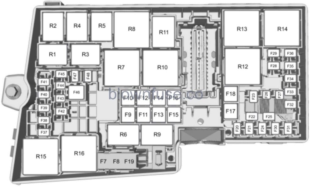 2019 Ford Escape Engine Fuse Box Diagram