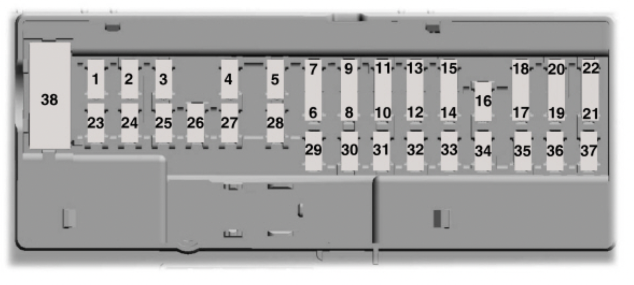 2019 Ford Fusion Fuse Box Diagram Blown Fuse