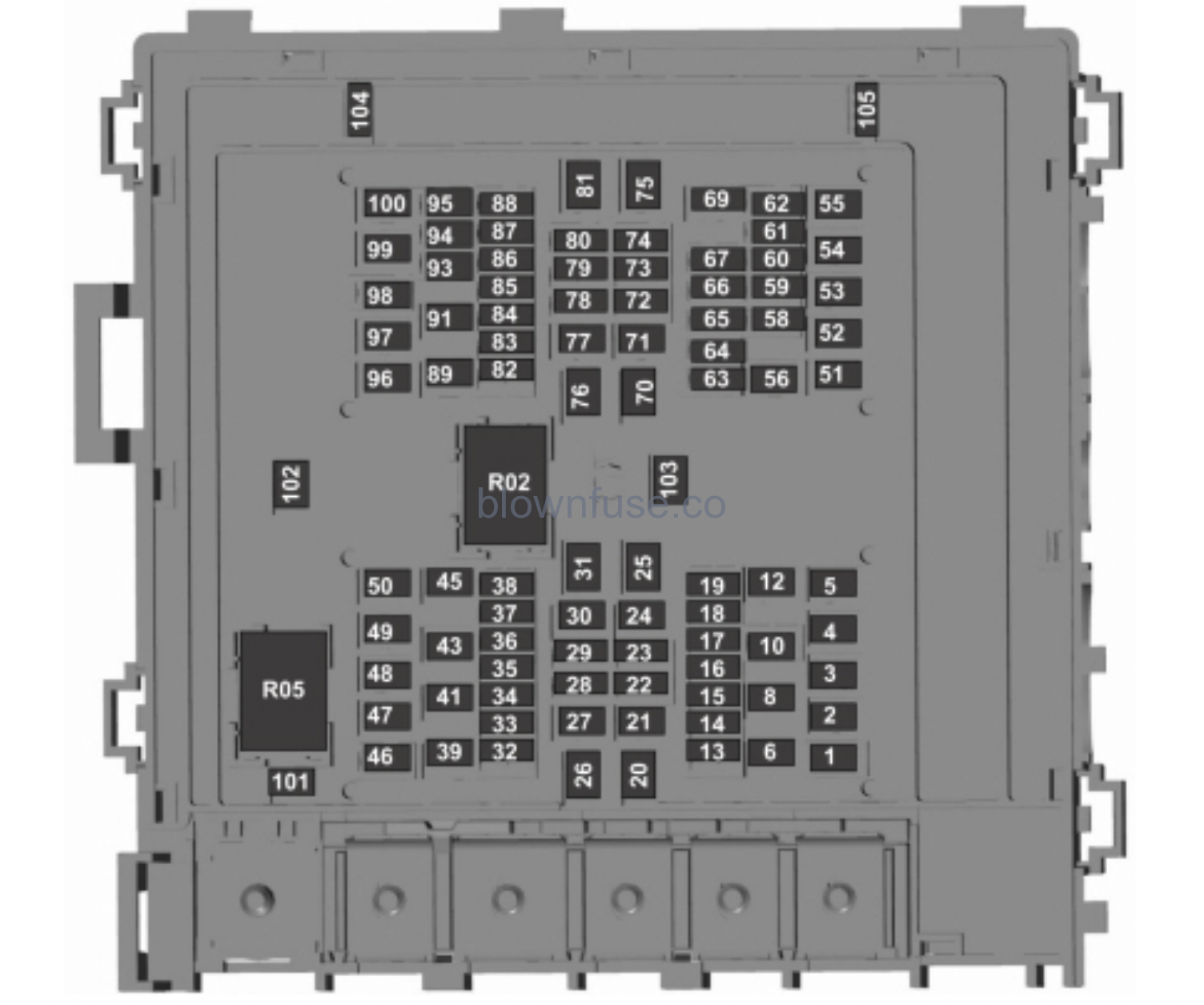 2021 Ford F650 Fuse Box Diagram Blown Fuse