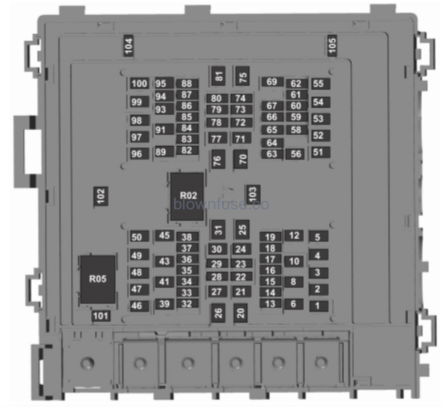 2021 Ford F-59 Commercial Stripped Chassis Fuse Box Diagram – Blown Fuse