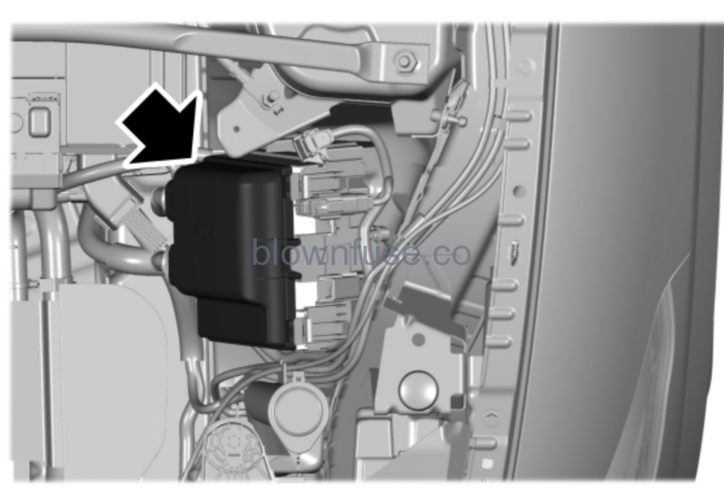 2021 Ford Mustang Mach-E Engine Fuse Box location