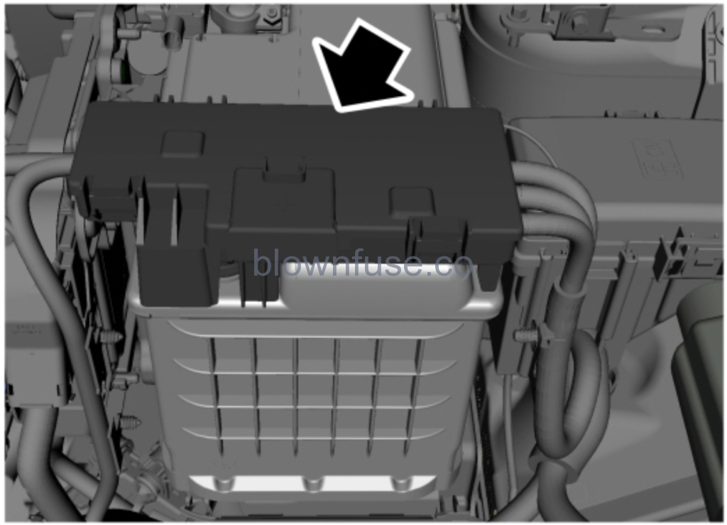 2019 Ford EcoSport battery Fuse Box location