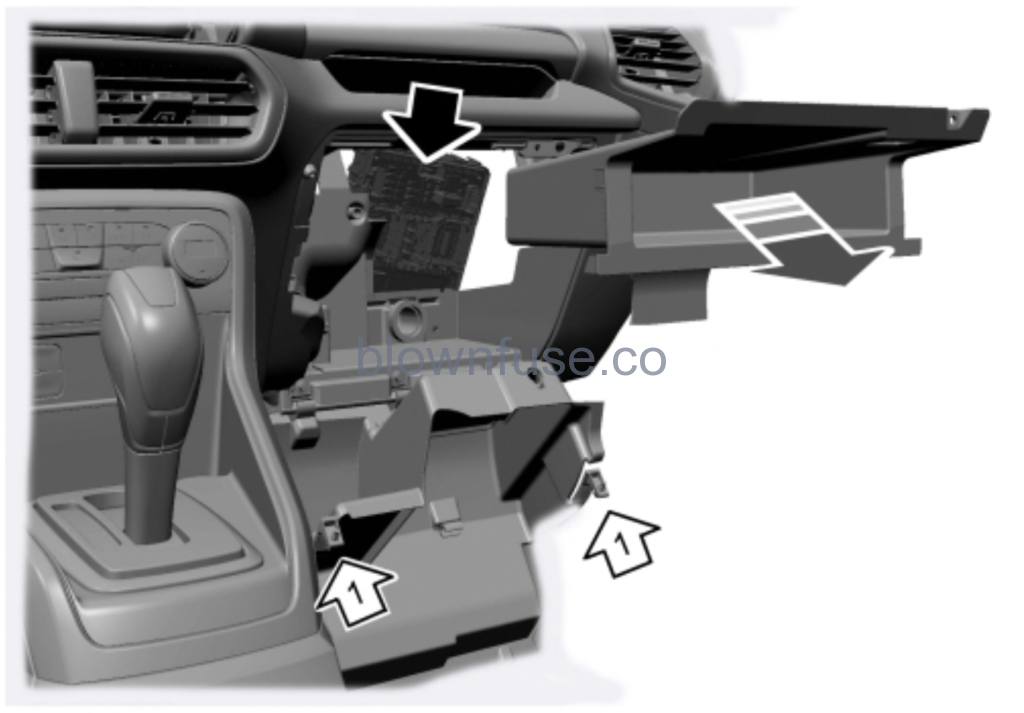 2019 Ford EcoSport Passenger Fuse Box Location