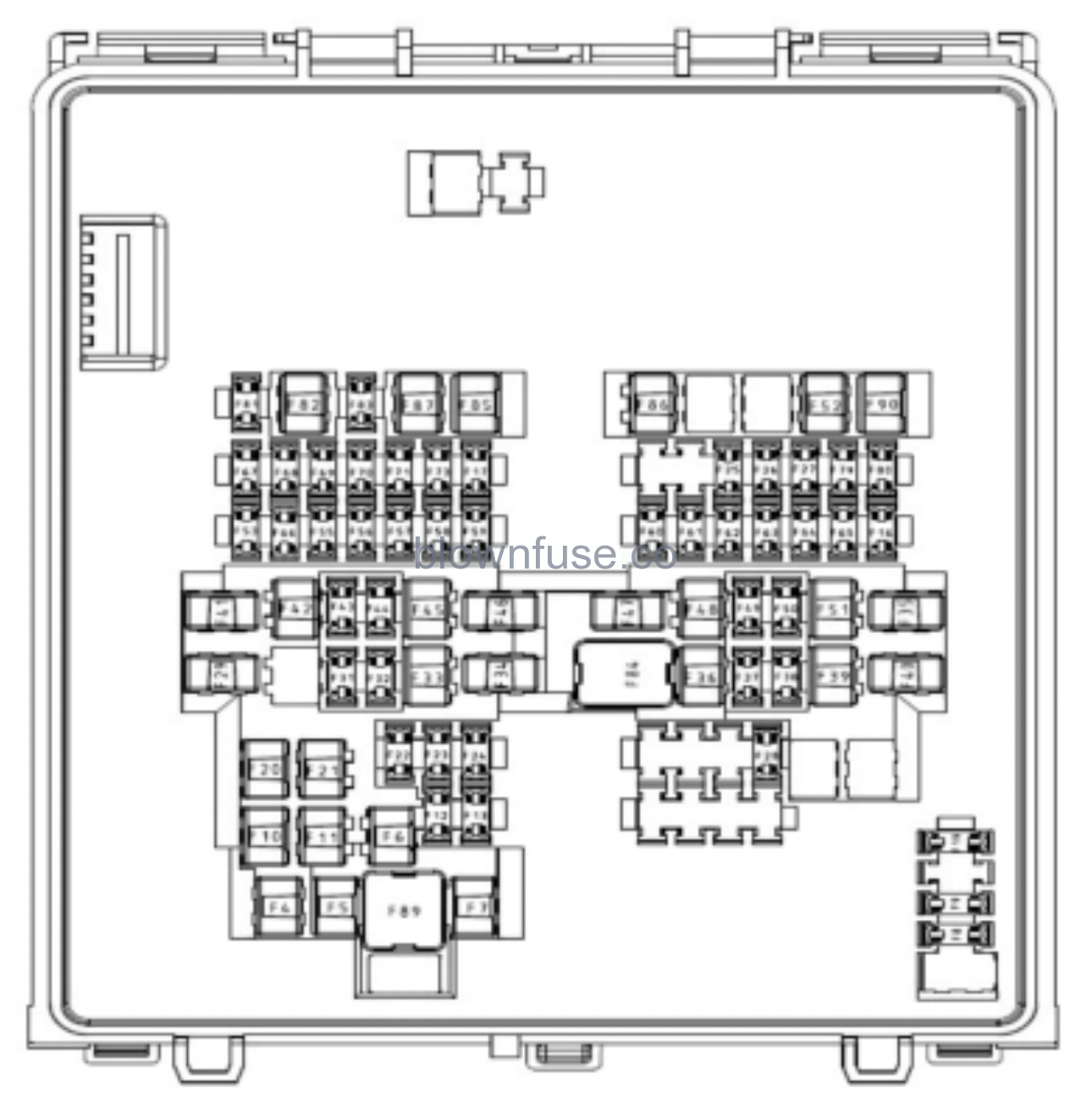 2019 Ford Transit Connect Fuse Box Diagram Blown Fuse