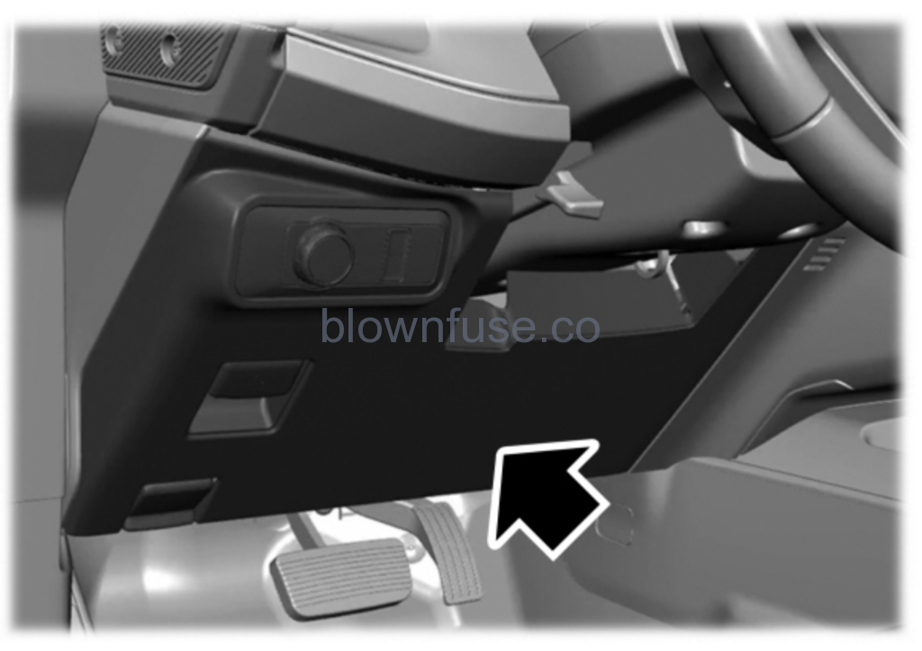 2019 Ford Bronco Passenger Fuse Box Diagram