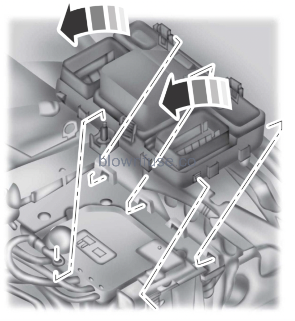 2021 Ford Edge bottom of Fuse Box Diagram