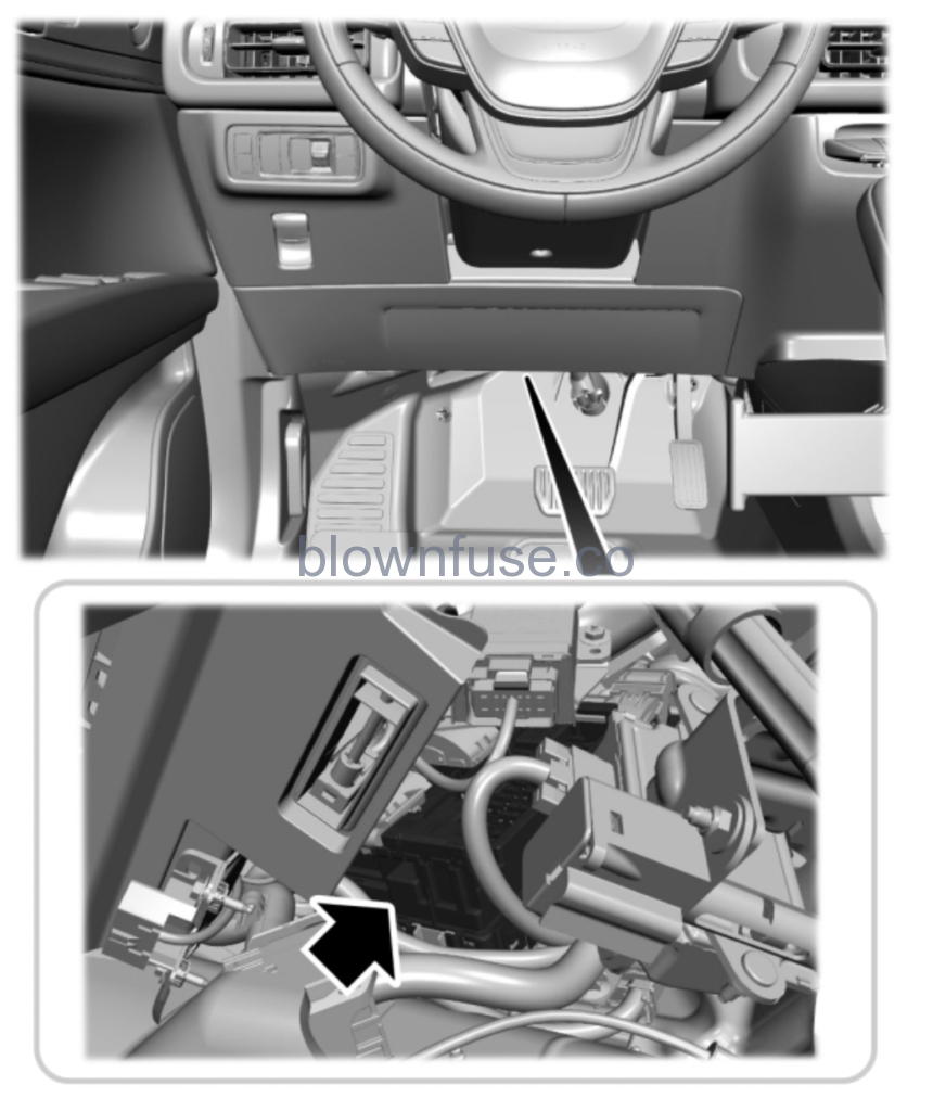 2021 Ford Edge Passenger Fuse Box Location