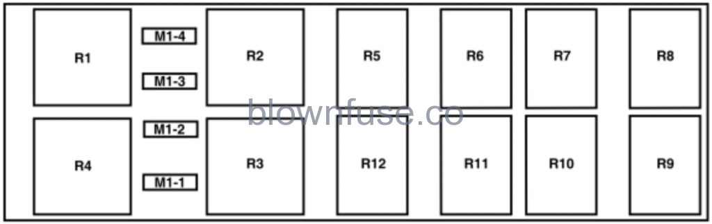 2019 Ford F-53 Motorhome Fuse Box Diagram