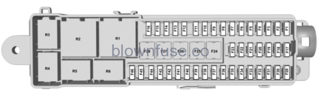 2014 Ford Escape Luggage Compartment Fuse Diagram