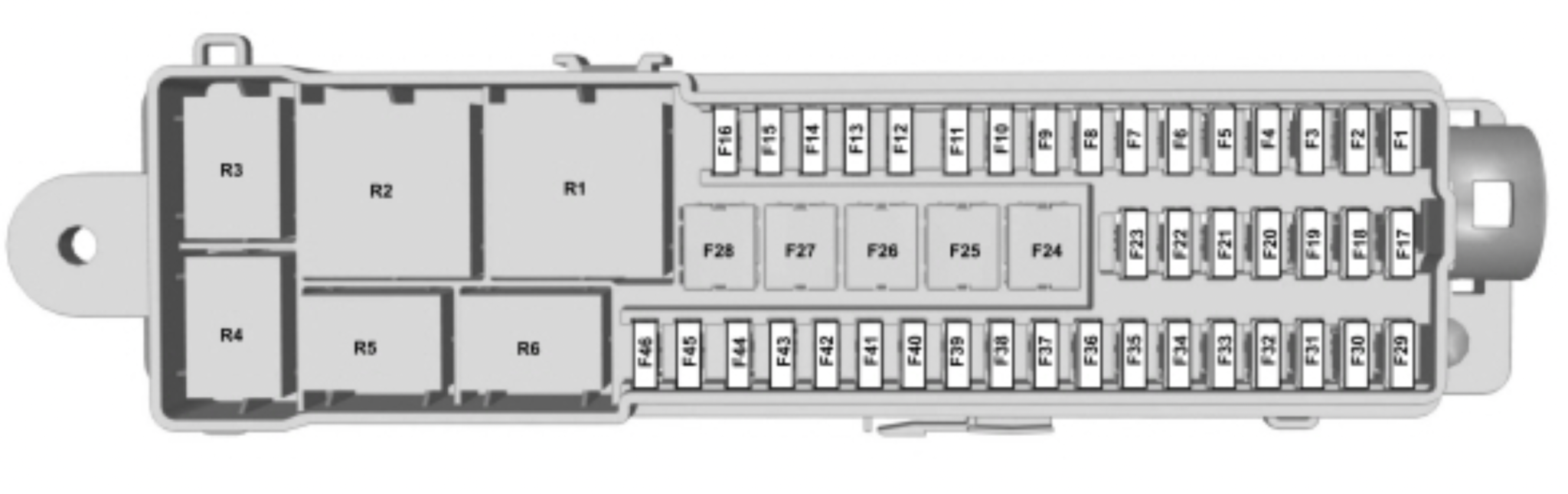 2014 Ford Escape Fuse Box Diagram Blown Fuse