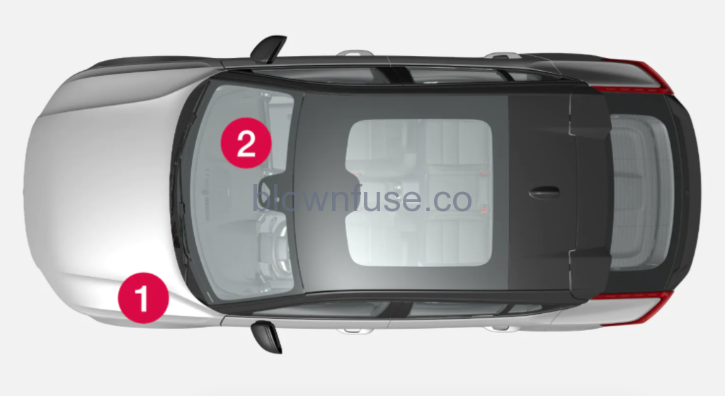 2022 Volvo C40 Fuse Box Location
