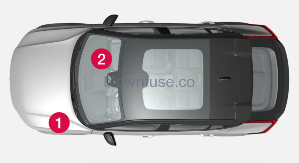 2022 Volvo C40 Fuse Box Location