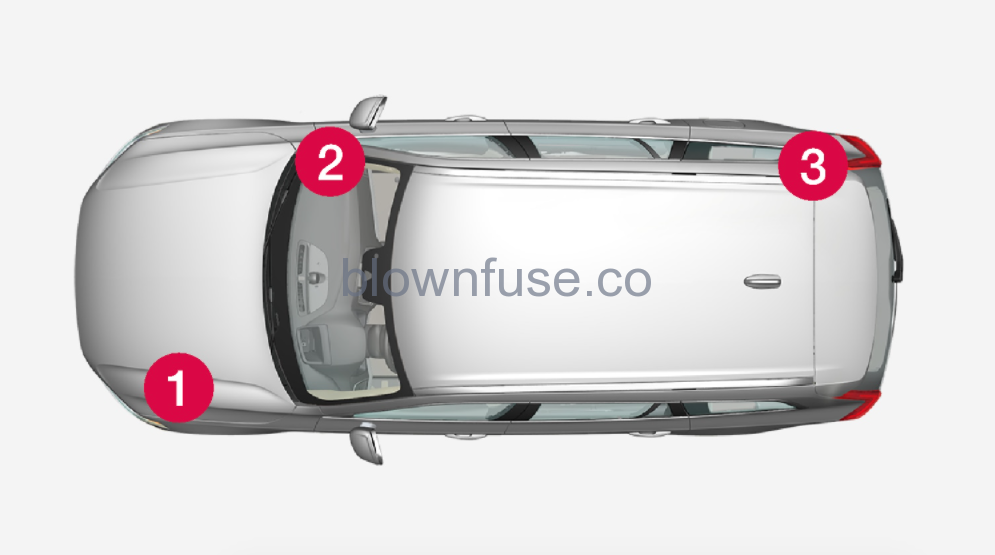 2022 Volvo XC60 fuse box locations