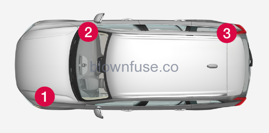 2022 Volvo V60 Recharge Plug-in Hybrid fuse box locations
