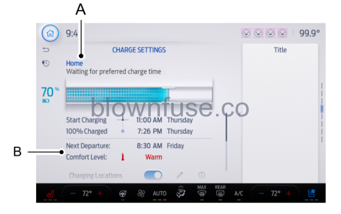 2022 Ford E-Transit Charging preferred time