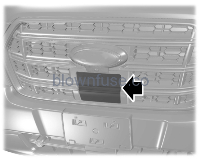 2022 Ford E-Transit Charging port location