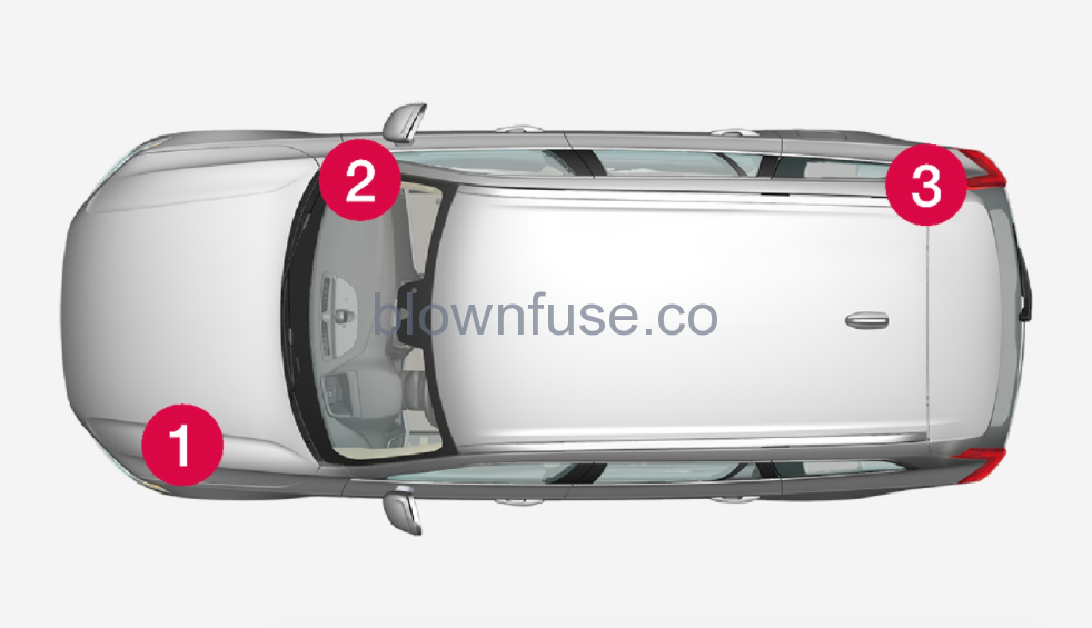 2022 Volvo S60 fuse box locations