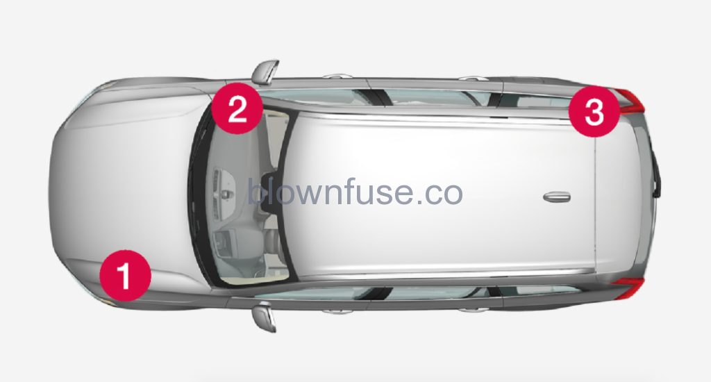 2022 Volvo S60 Recharge Plug-in Hybrid fuse box locations