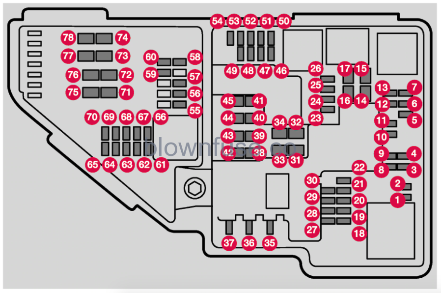 2022 Volvo XC60 Recharge Plug-in Hybrid fuse