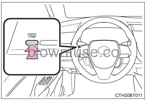 2022 Toyota Camry Multi-information display (4.2-inch display) FIG 3