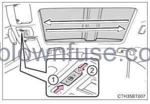 2022 Toyota Camry Opening and closing the windows fig 7