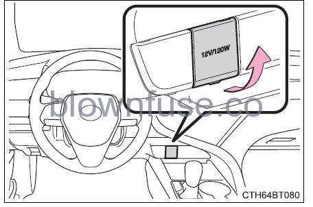 2022 Toyota Camry Other interior features FIG 21