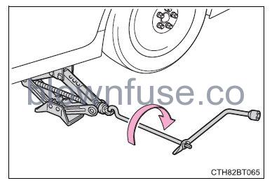 2022 Toyota Camry Steps to take in an emergency FIG 33