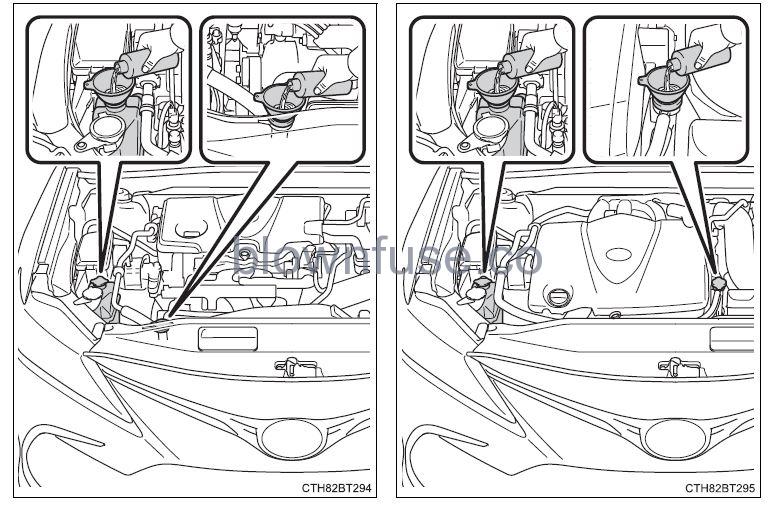 2022 Toyota Camry Steps to take in an emergency FIG 50