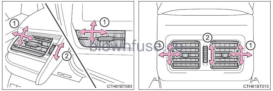 2022 Toyota Camry Using the air conditioning system and defogger FIG 10