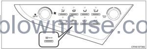 2022 Toyota Camry Using the air conditioning system and defogger FIG 43