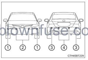 2022 Toyota Camry Using the driving support systems fig 120