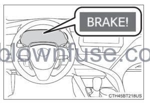 2022 Toyota Camry Using the driving support systems fig 4