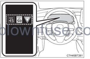 2022 Toyota Camry Using the driving support systems fig 41