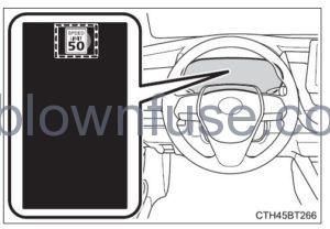 2022 Toyota Camry Using the driving support systems fig 42