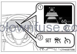 2022 Toyota Camry Using the driving support systems fig 46