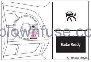 2022 Toyota Camry Using the driving support systems fig 49