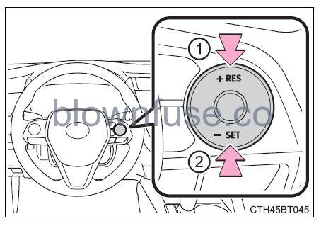 2022 Toyota Camry Using the driving support systems fig 51