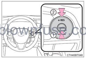 2022 Toyota Camry Using the driving support systems fig 54