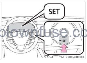 2022 Toyota Camry Using the driving support systems fig 58