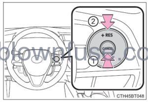 2022 Toyota Camry Using the driving support systems fig 71